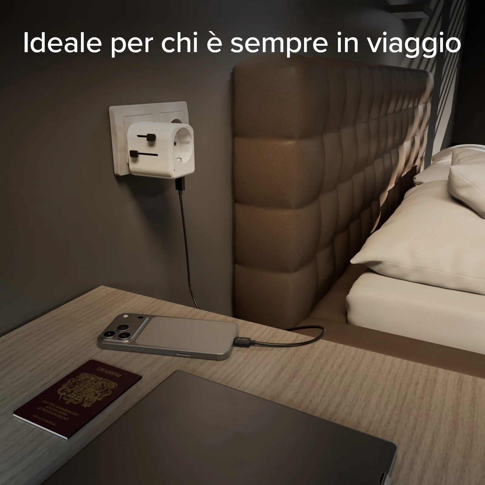 Adattatore universale da viaggio 2500w con spine internazionali Regno Unito, Americhe, Asia - Image 19
