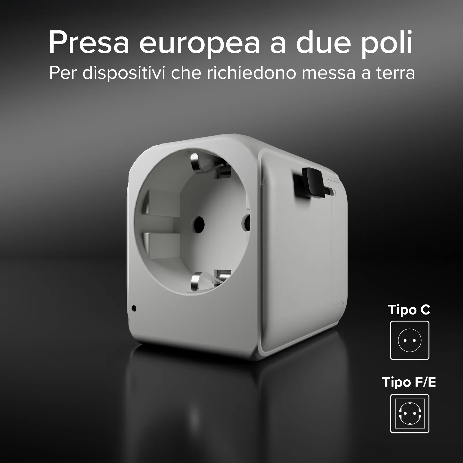 Adattatore universale da viaggio 2500w con spine internazionali Regno Unito, Americhe, Asia - Image 5