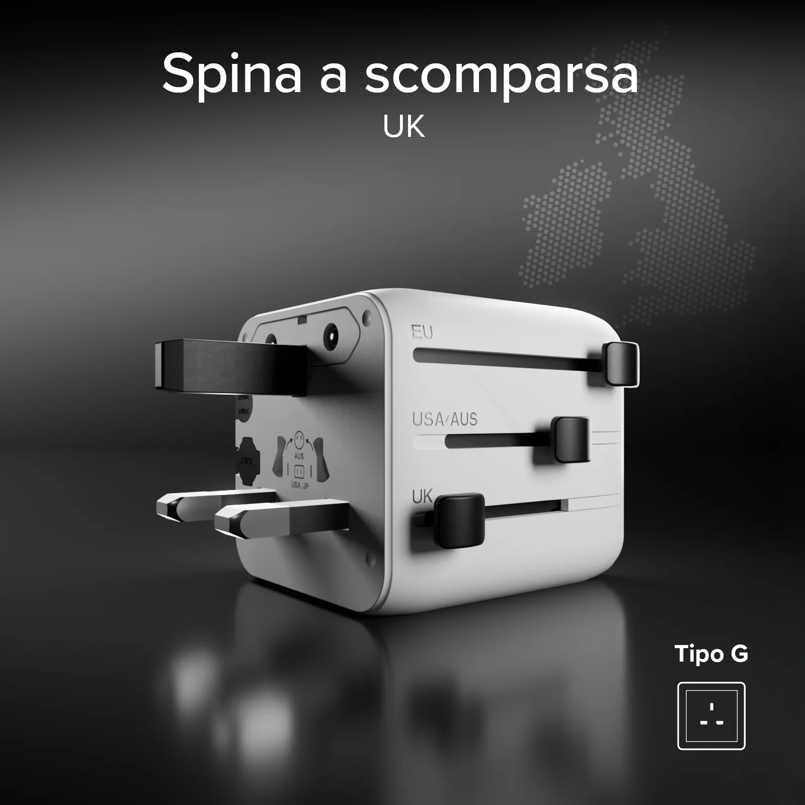 Adattatore universale con spine internazionali 2500w - Image 17