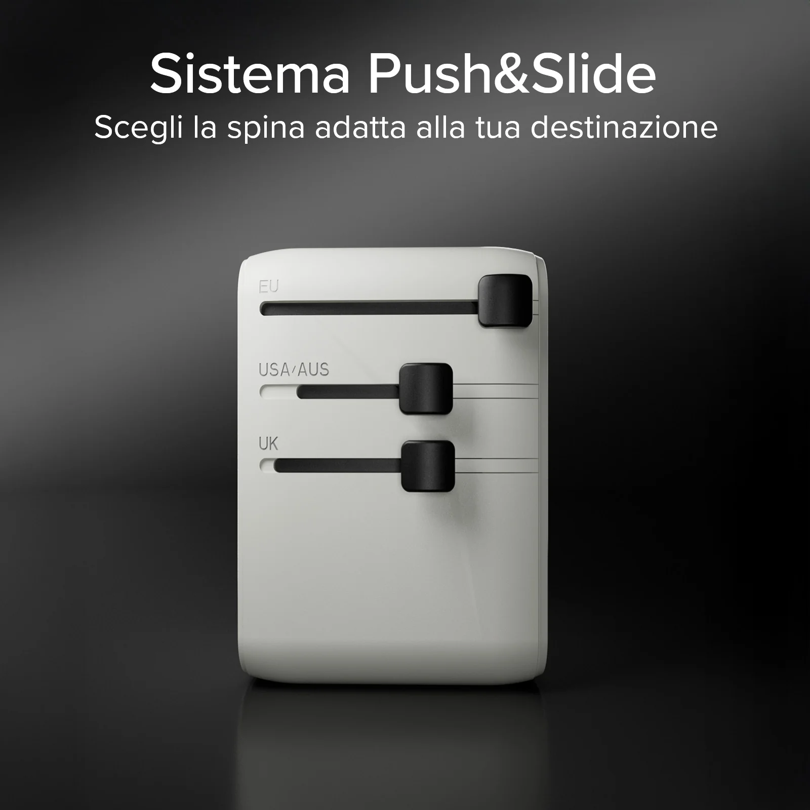 Adattatore universale da viaggio con cavo USB-C integrato - Image 10