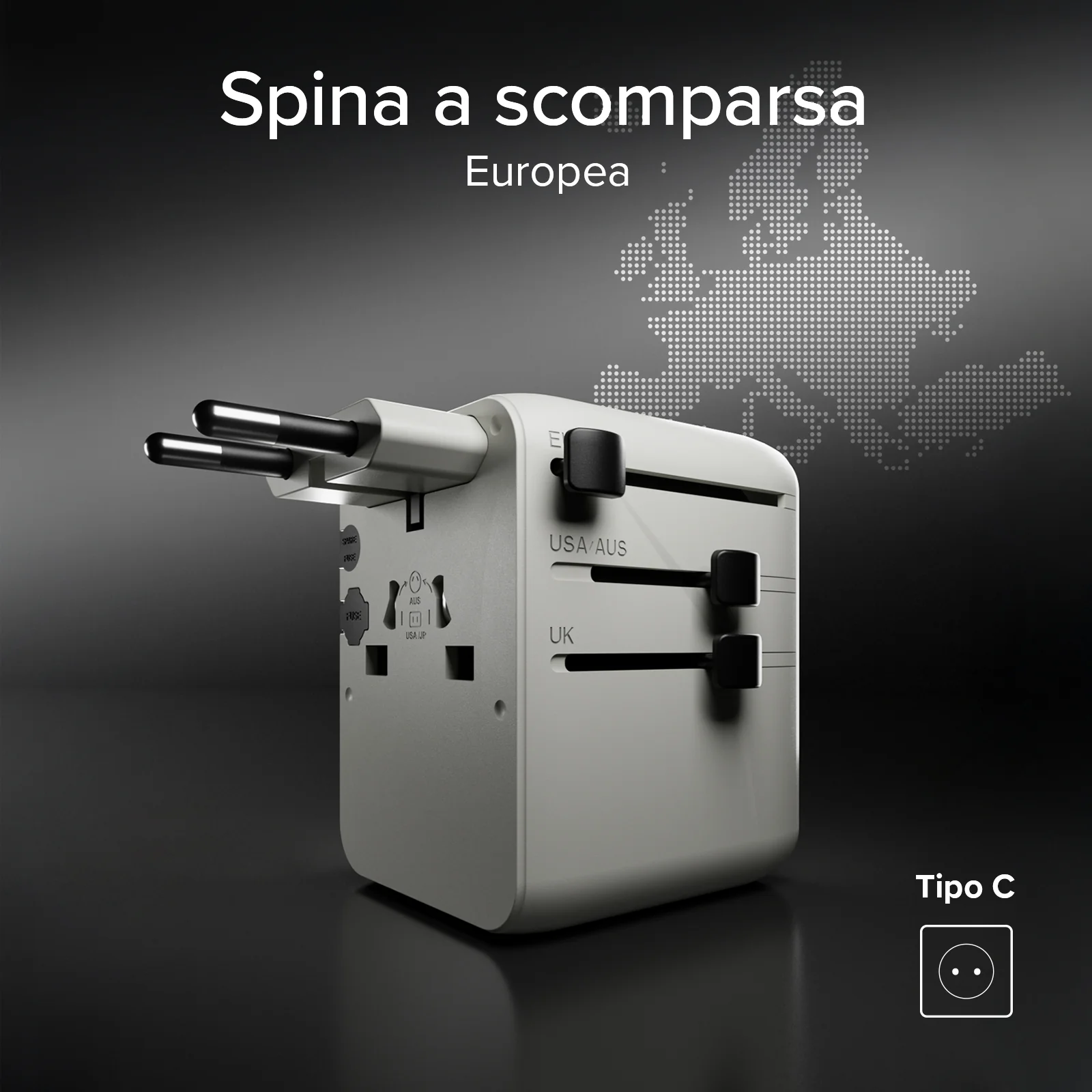 Adattatore caricatore universale da viaggio GaN - Image 11