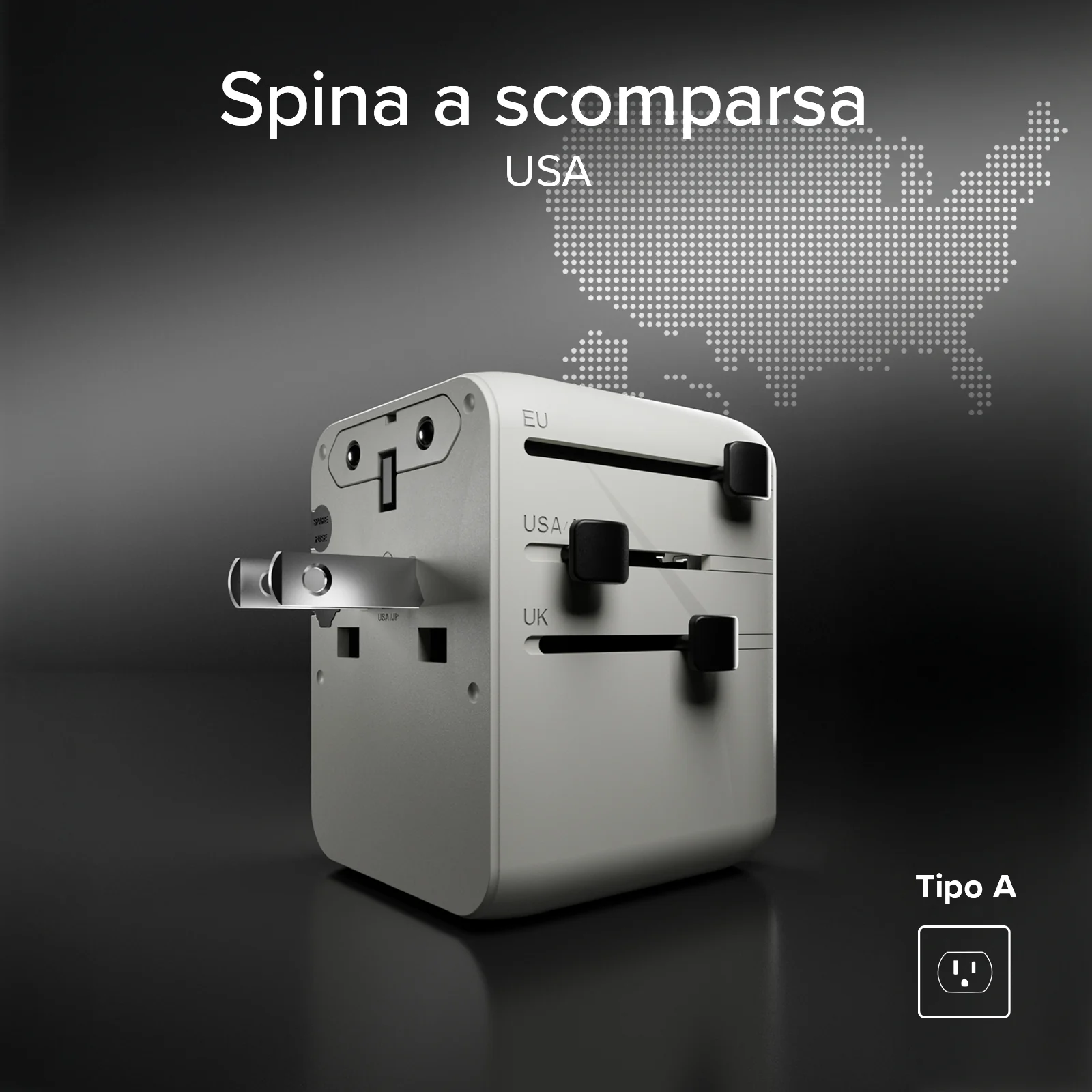 Adattatore caricatore universale da viaggio GaN - Image 13