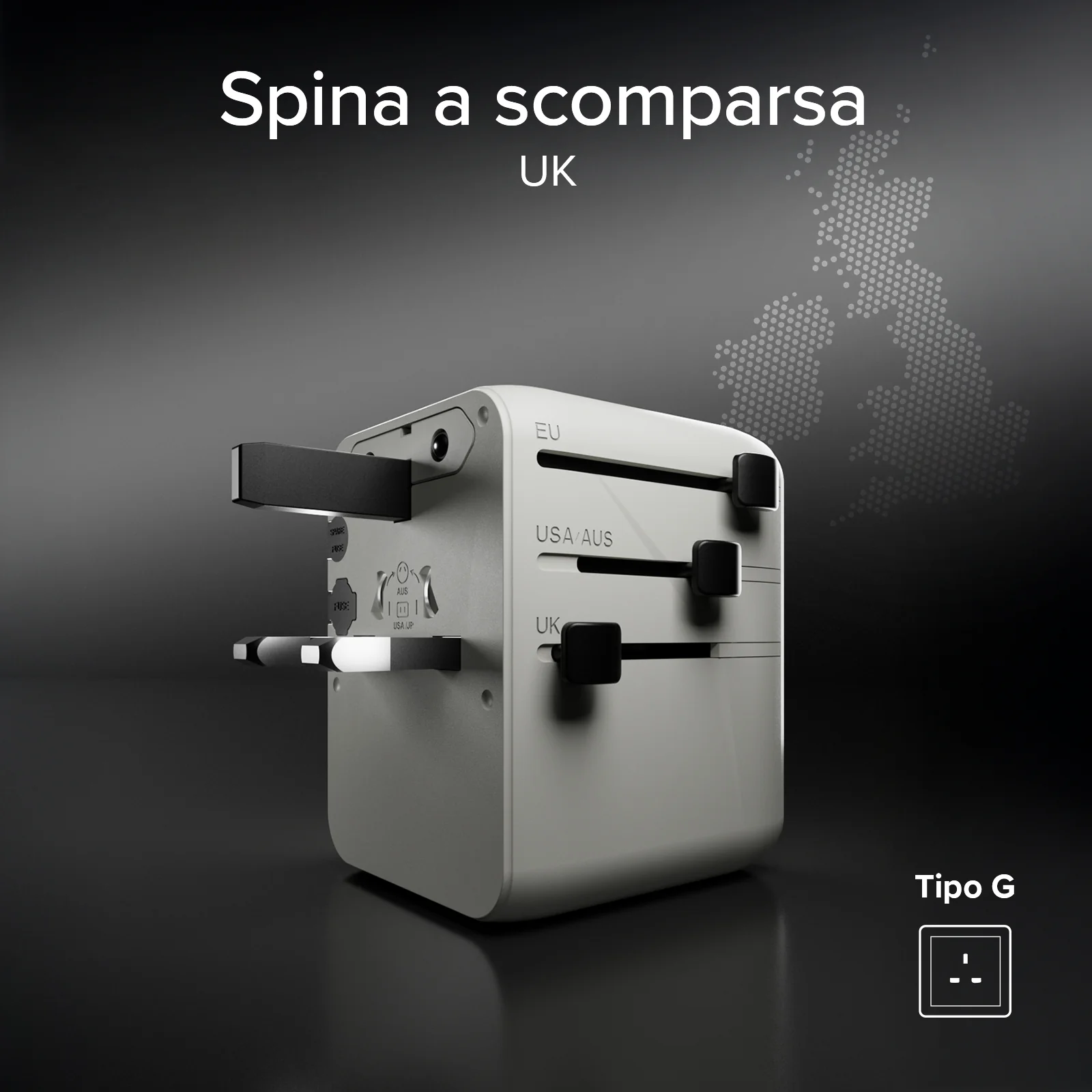 Adattatore caricatore universale da viaggio GaN - Image 17