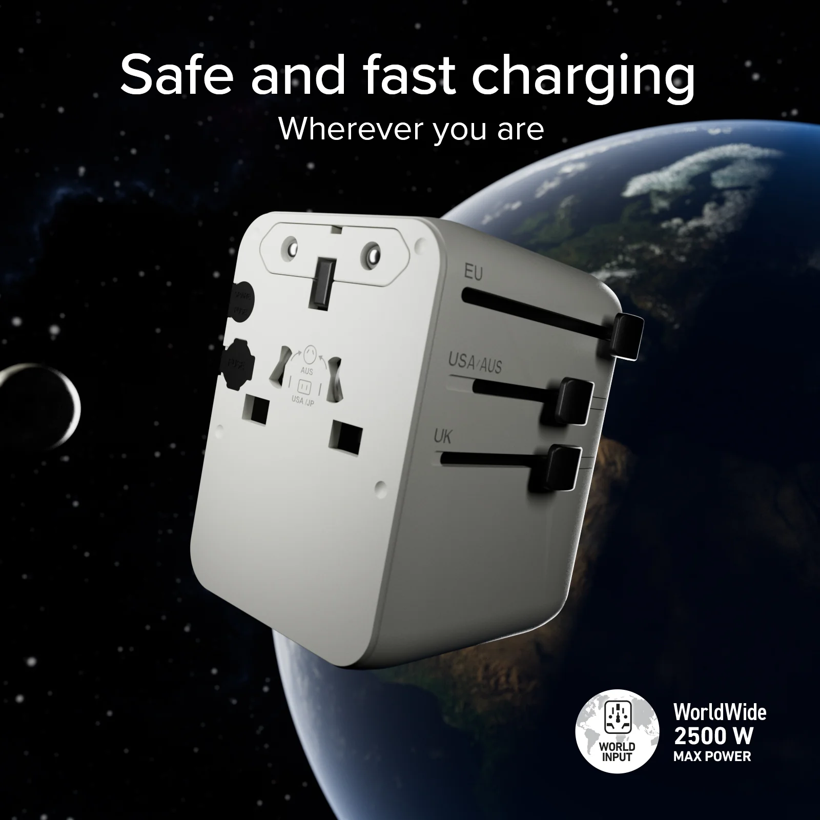 Adattatore caricatore universale da viaggio GaN - Image 23