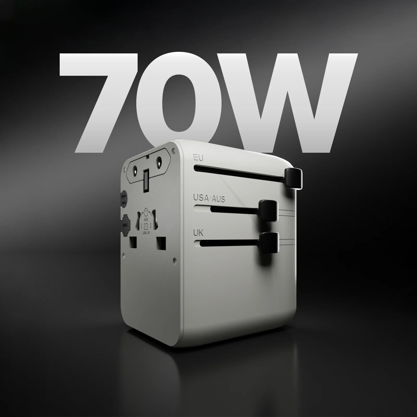 Adattatore caricatore universale da viaggio GaN - Image 3