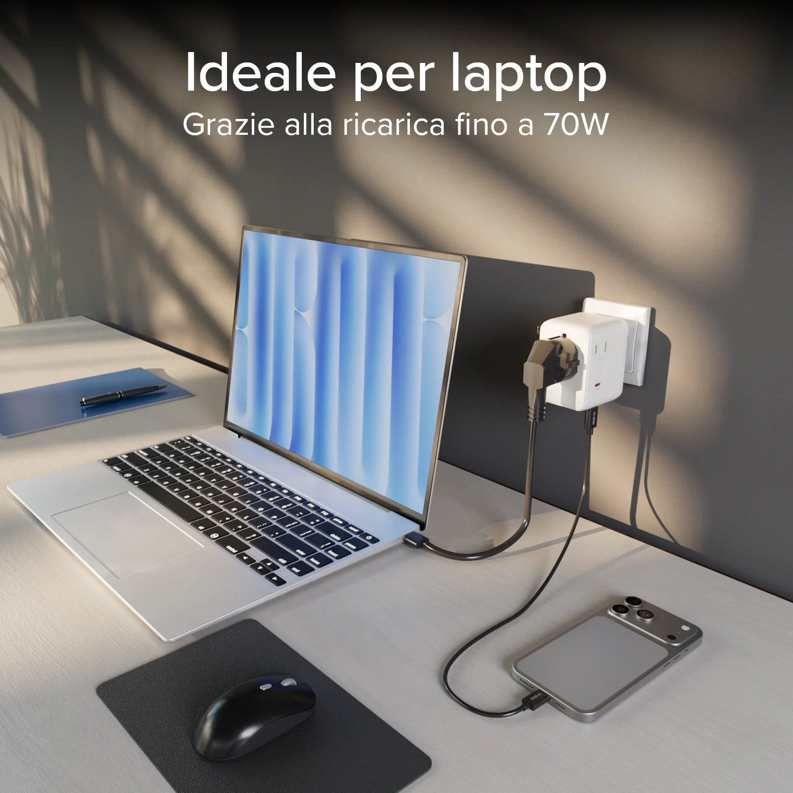 Adattatore caricatore universale da viaggio GaN - Image 7