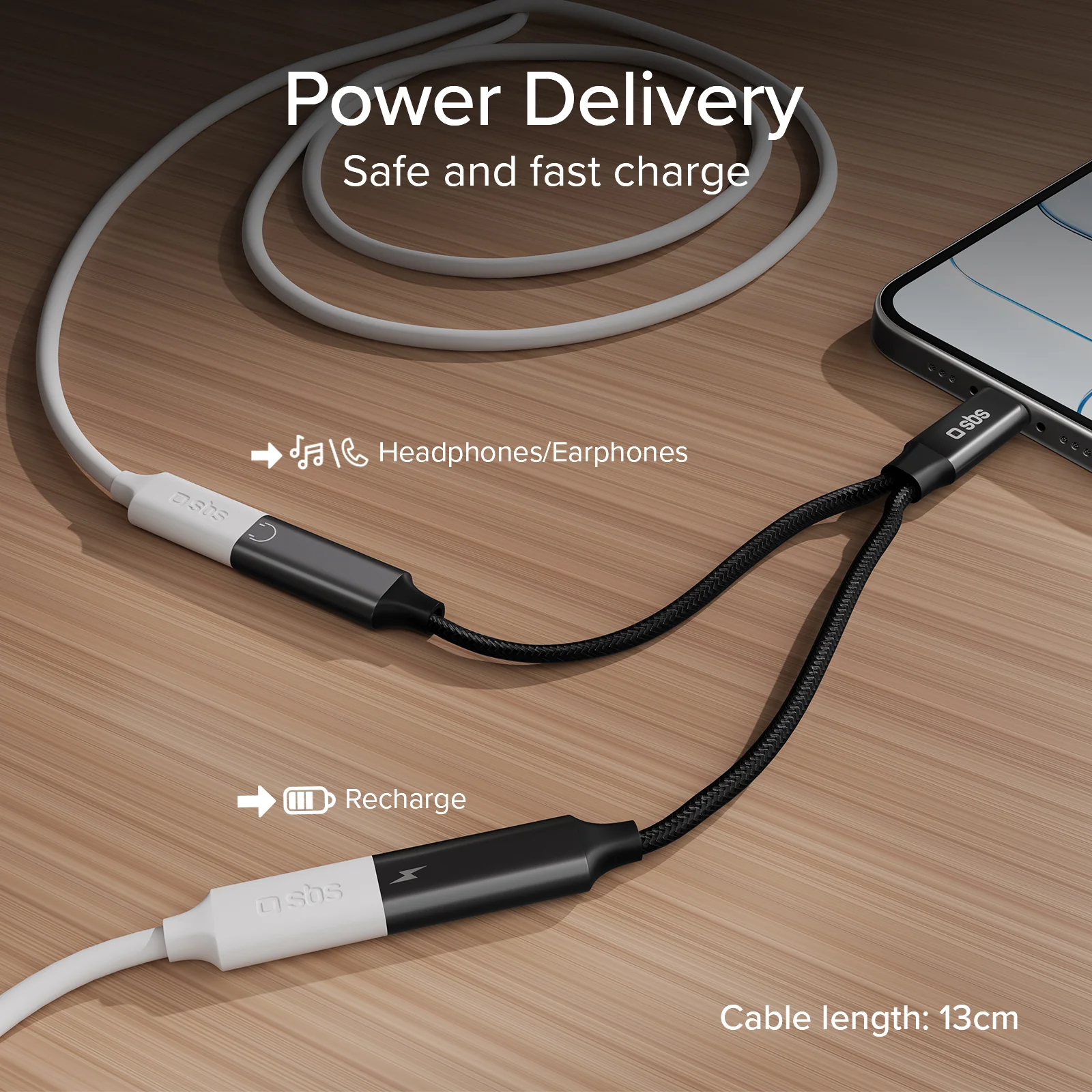 Adattatore USB-C audio e ricarica simultanea - Image 8