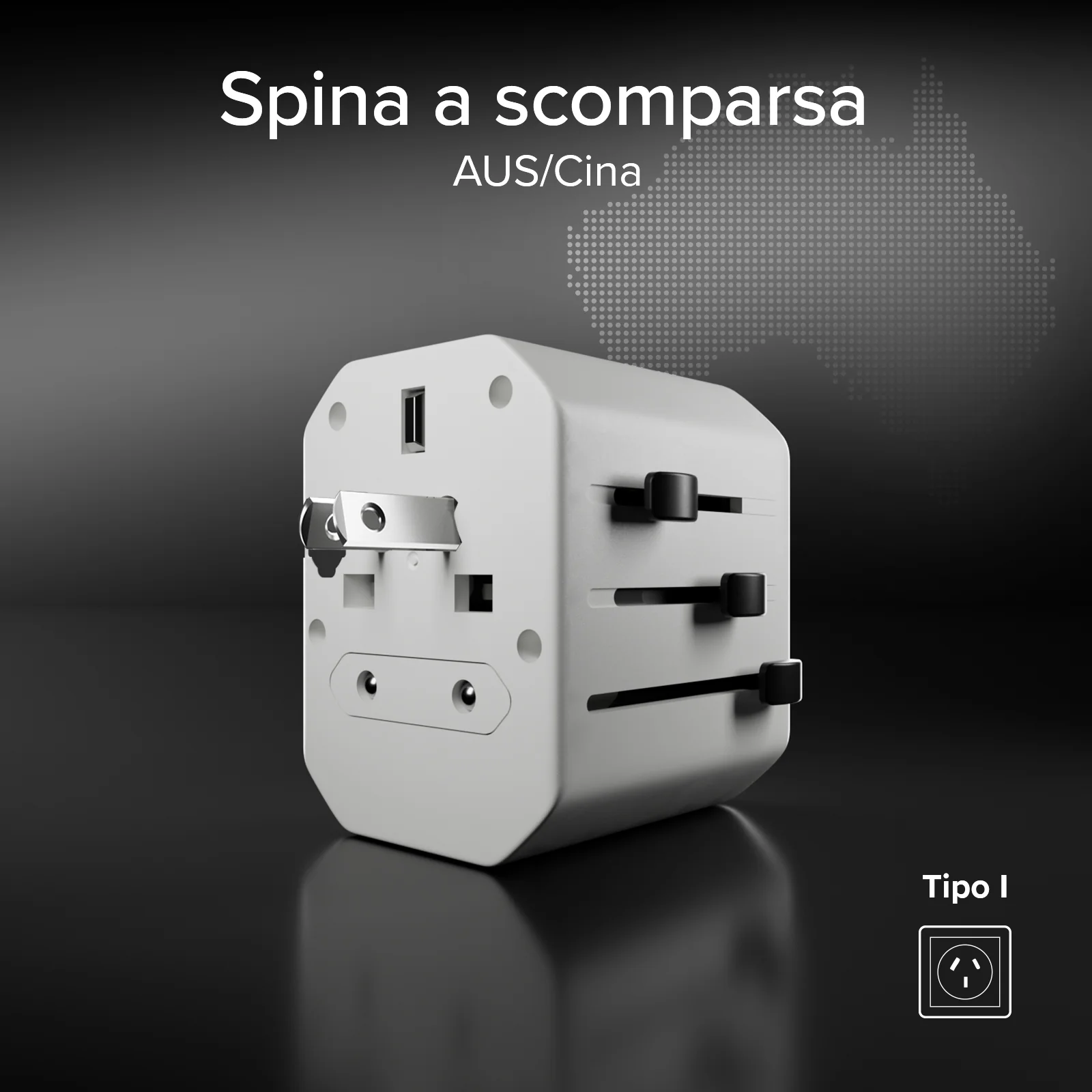 Adattatore da viaggio universale Europa, Americhe, Asia, Africa - Image 13