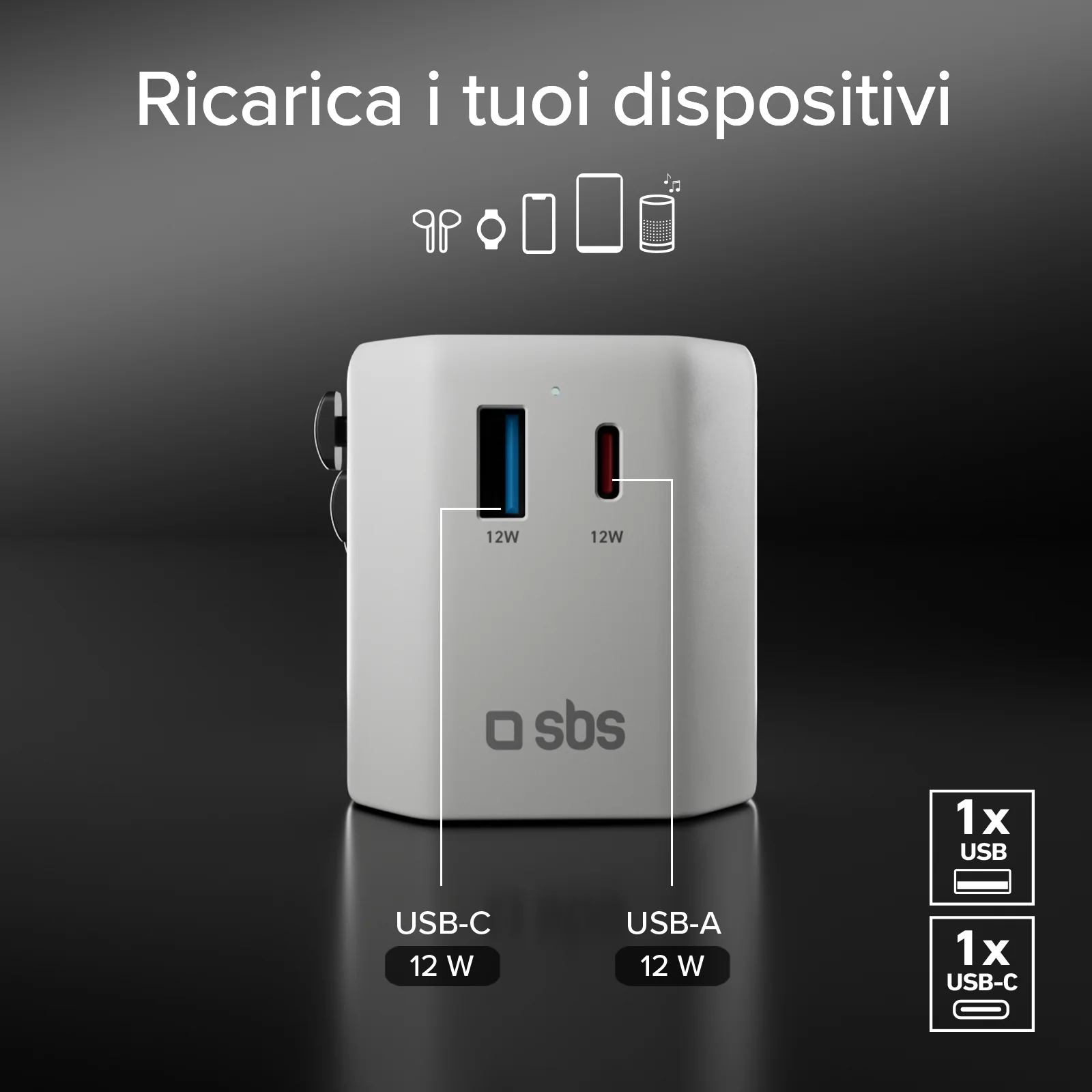 Adattatore da viaggio universale Europa, Americhe, Asia, Africa - Image 16