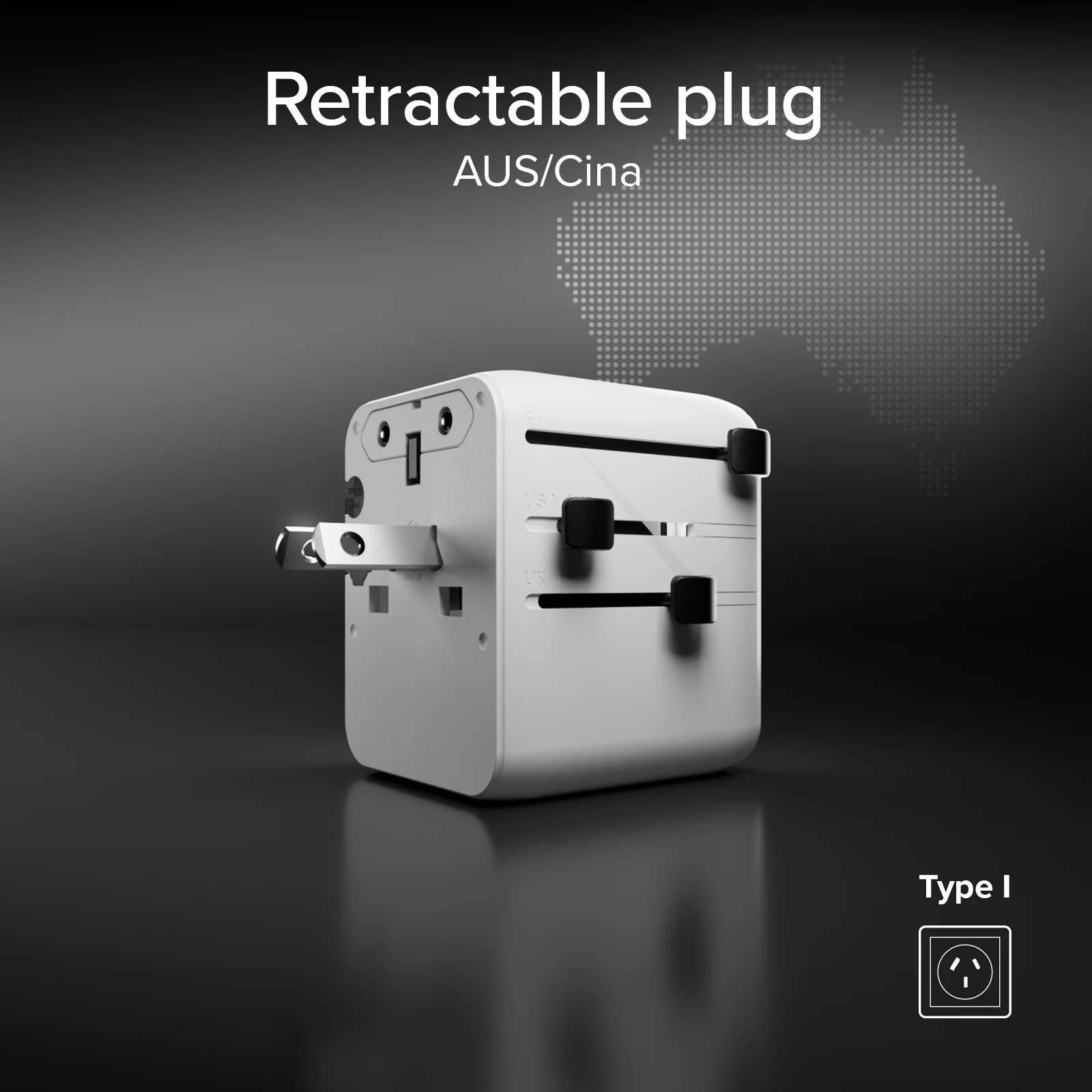 Adattatore da viaggio universale Europa, Americhe, Asia, Africa - Image 16