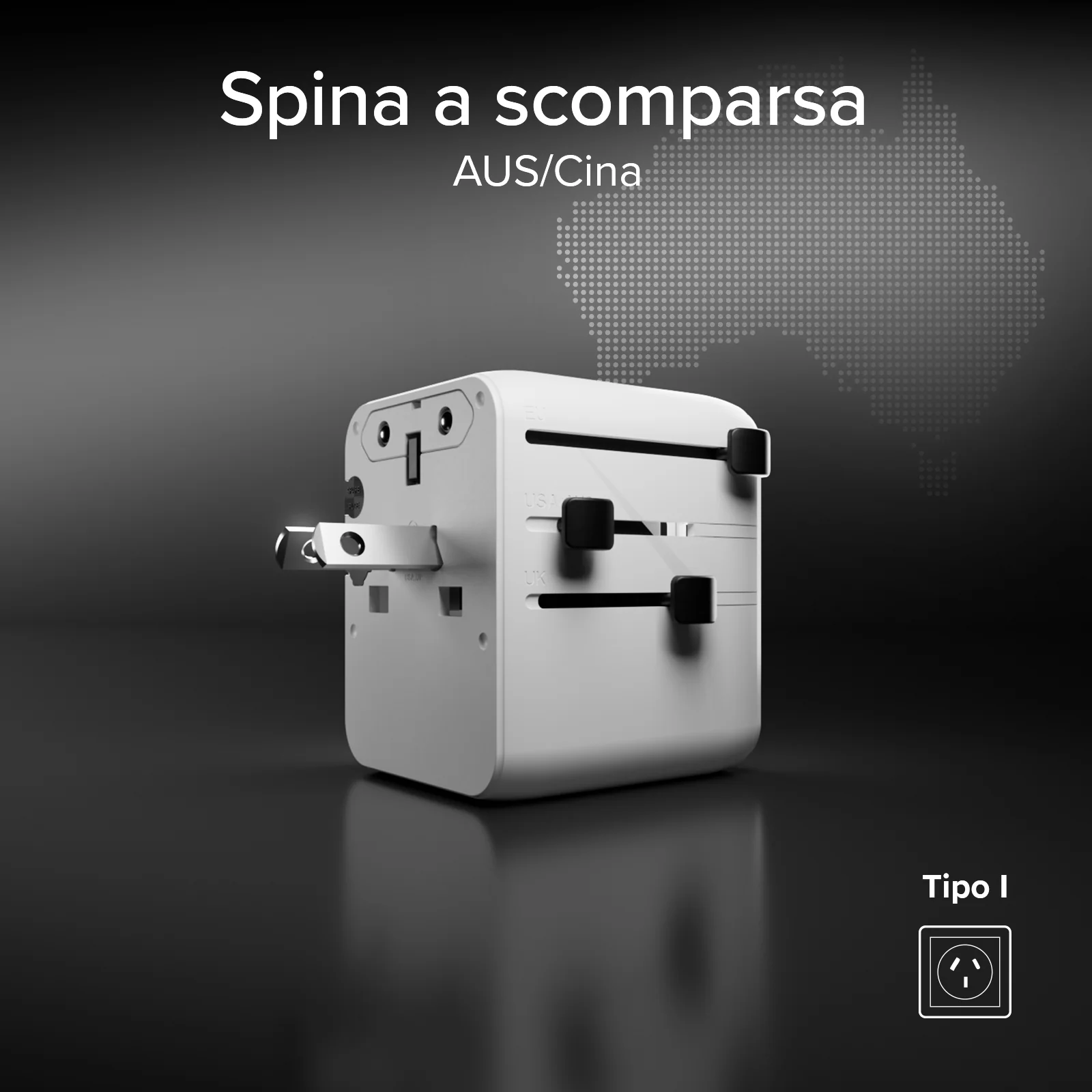 Adattatore da viaggio universale Europa, Americhe, Asia, Africa - Image 17