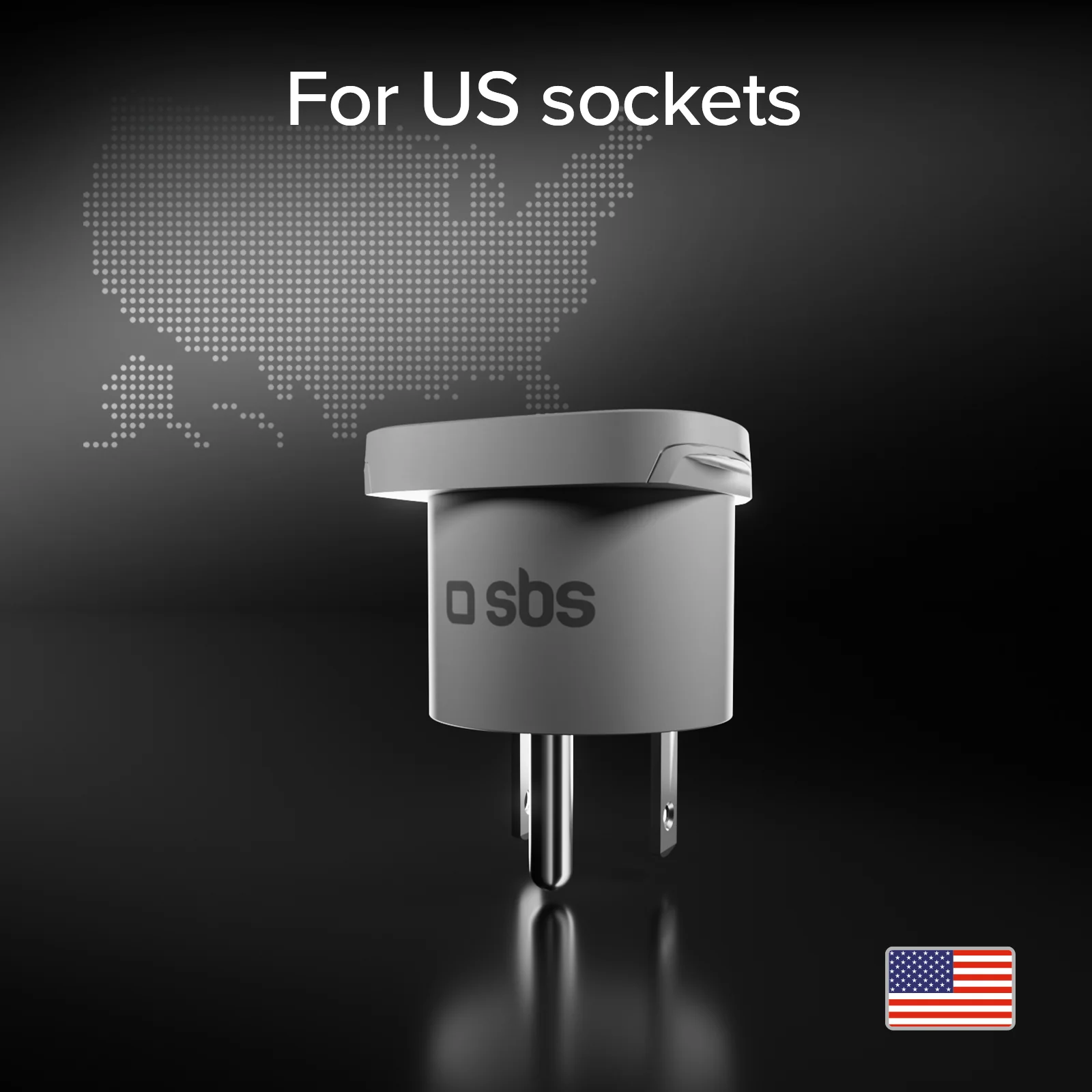 Adattatore da Viaggio Universale Tipo B – Spina americana - Image 3