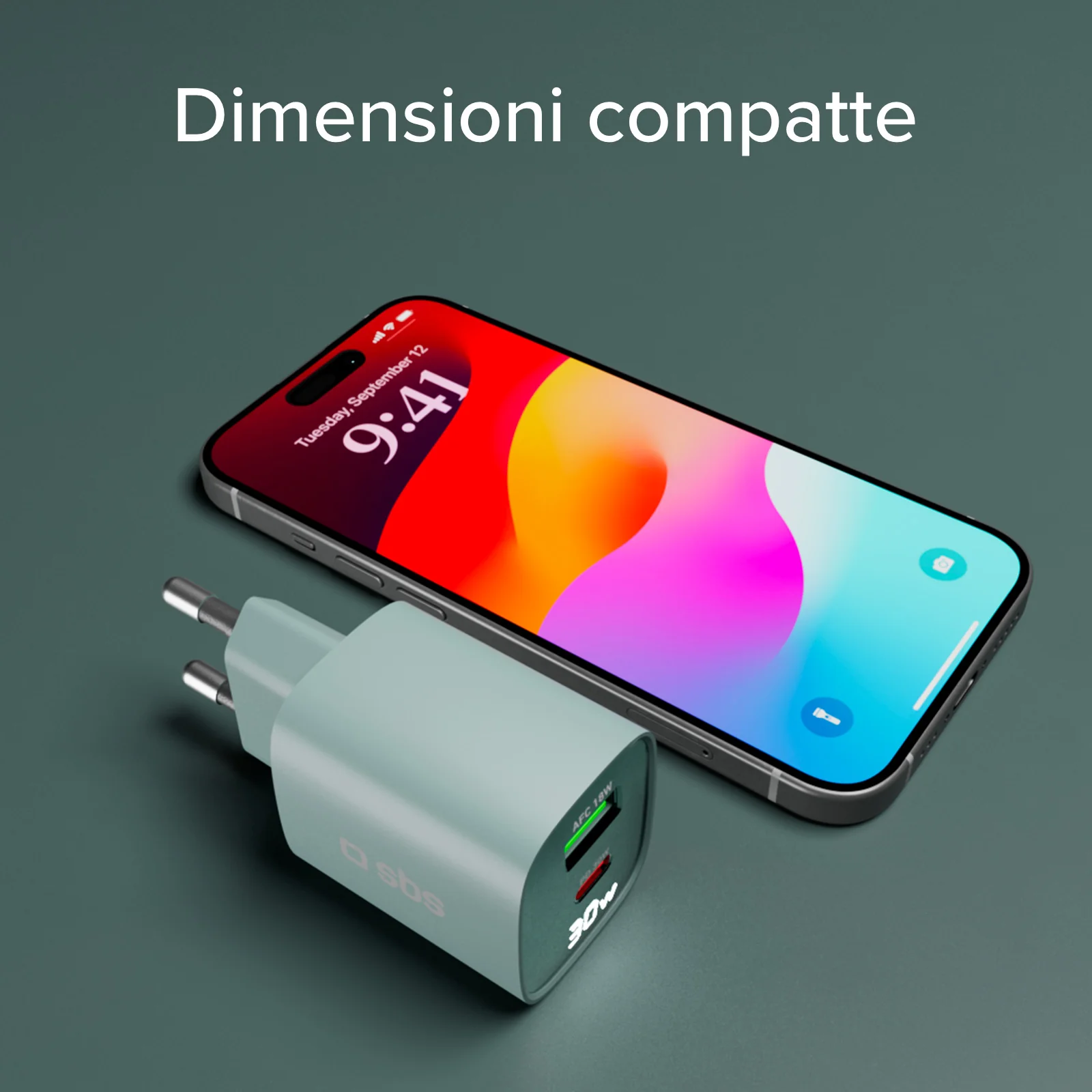 Caricabatterie da muro, schermo LCD, 1 uscita USB-C PD 30W, 1 uscita USB-A 18W - Image 15