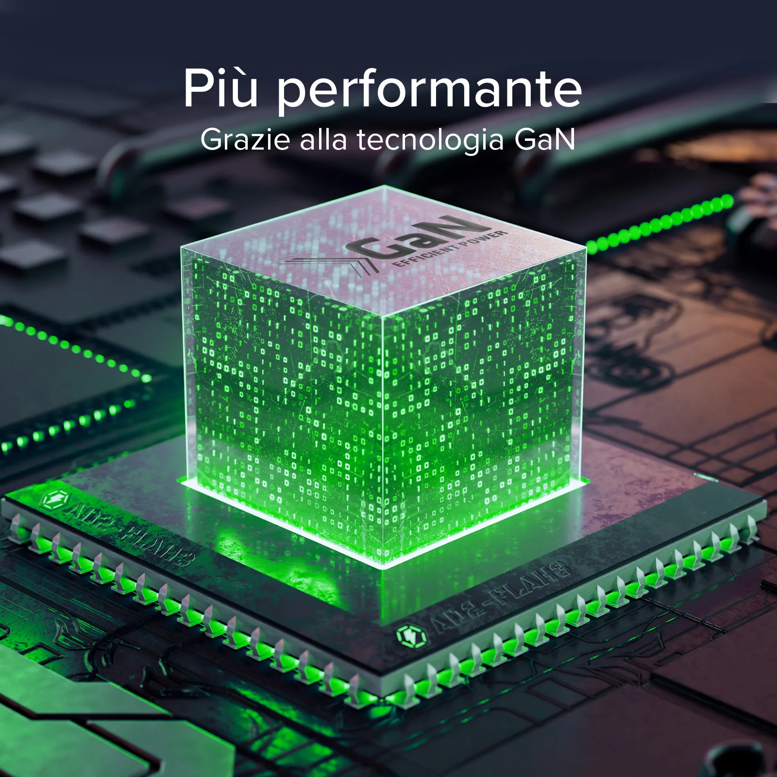 Caricabatterie da parete GaN 65 Watt, 1 USB-C PD, 1 USB-A Adaptive Fast Charge - Image 8