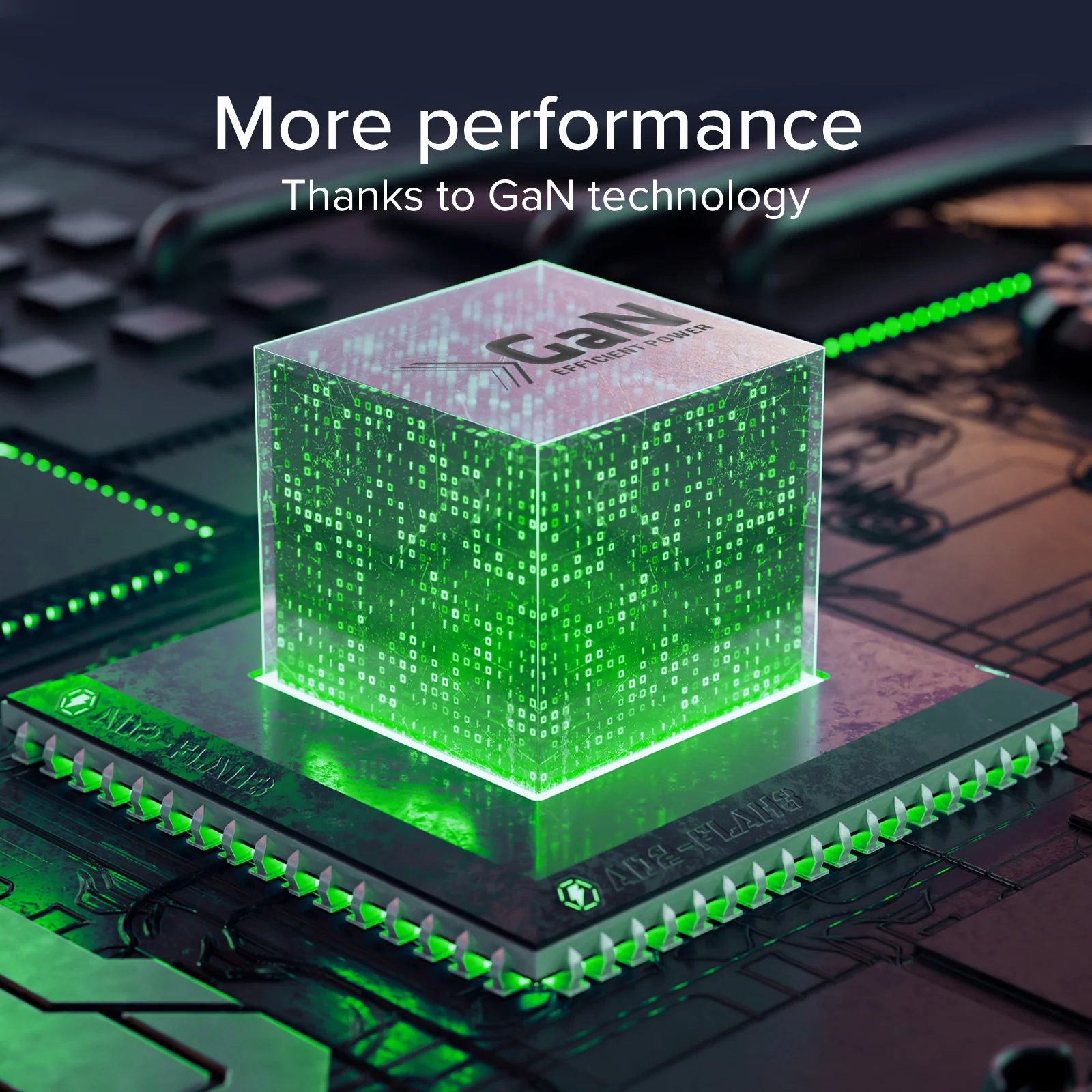 Caricabatterie da parete GaN 65 Watt, 1 USB-C PD, 1 USB-A Adaptive Fast Charge - Image 9