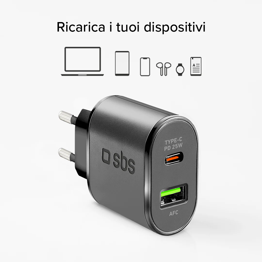 Caricatore caricabatterie 25 Watt - Ricarica ultra rapida e uscita USB-C - Image 3