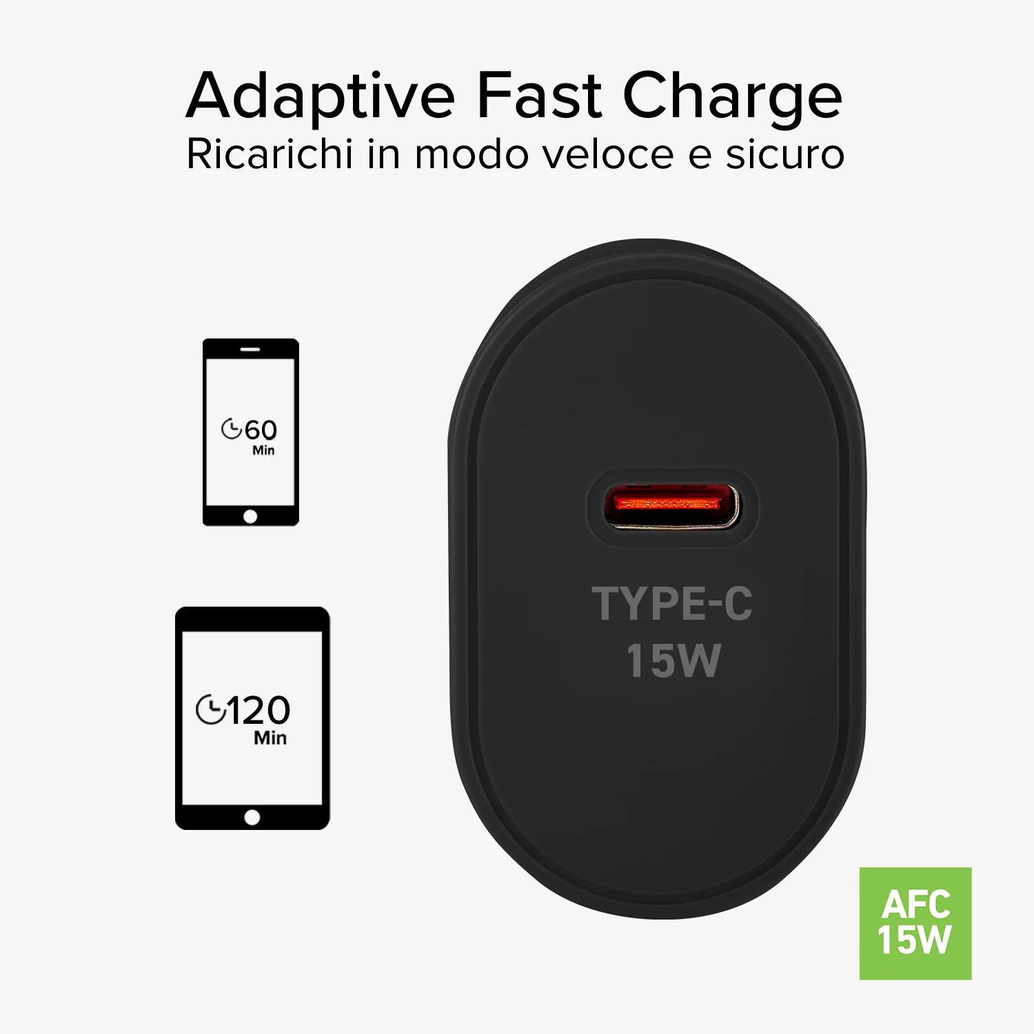 Caricatore caricabatterie 15W - Ricarica rapida - Image 4