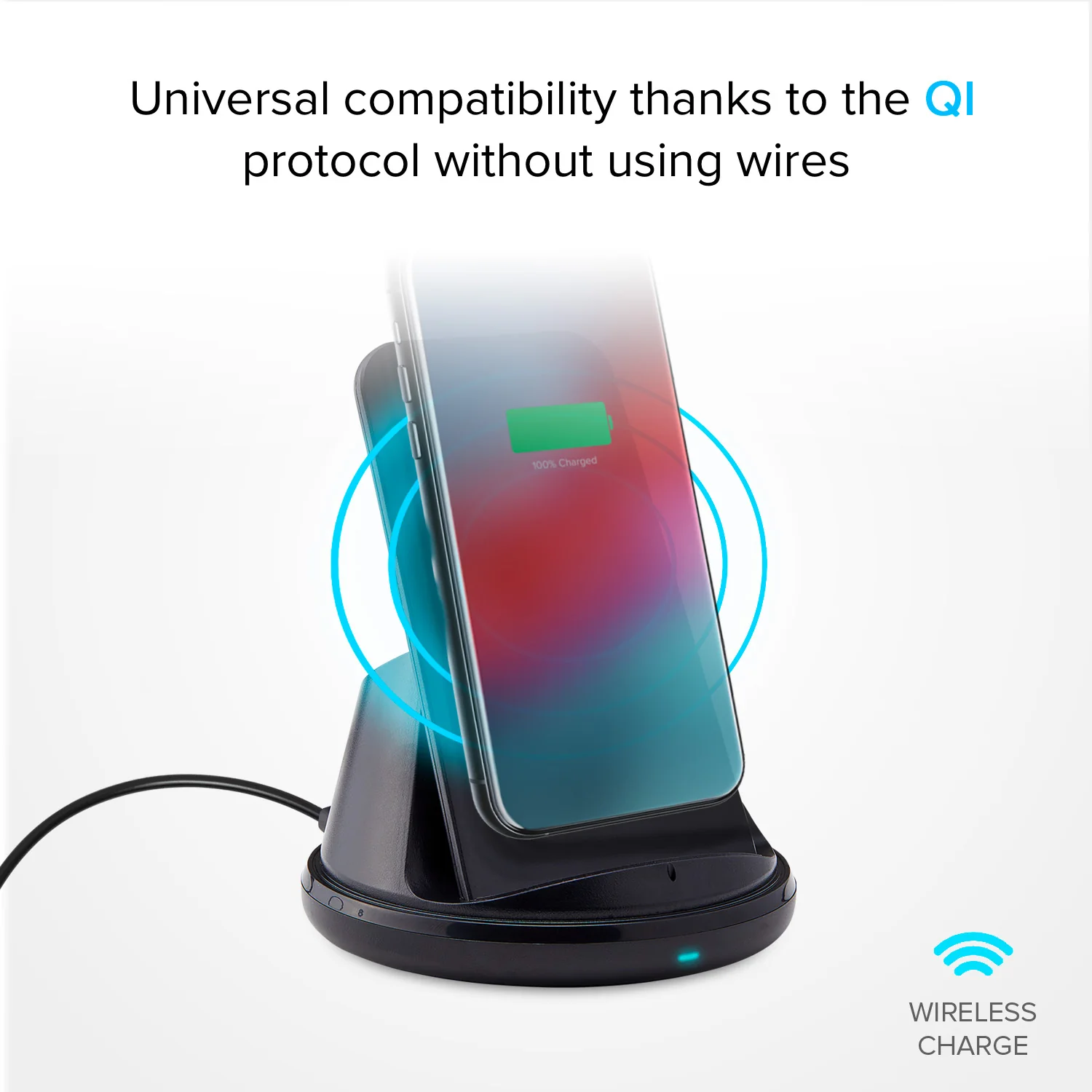 Caricatore Qi Wireless con microfono e speaker integrati - Image 5