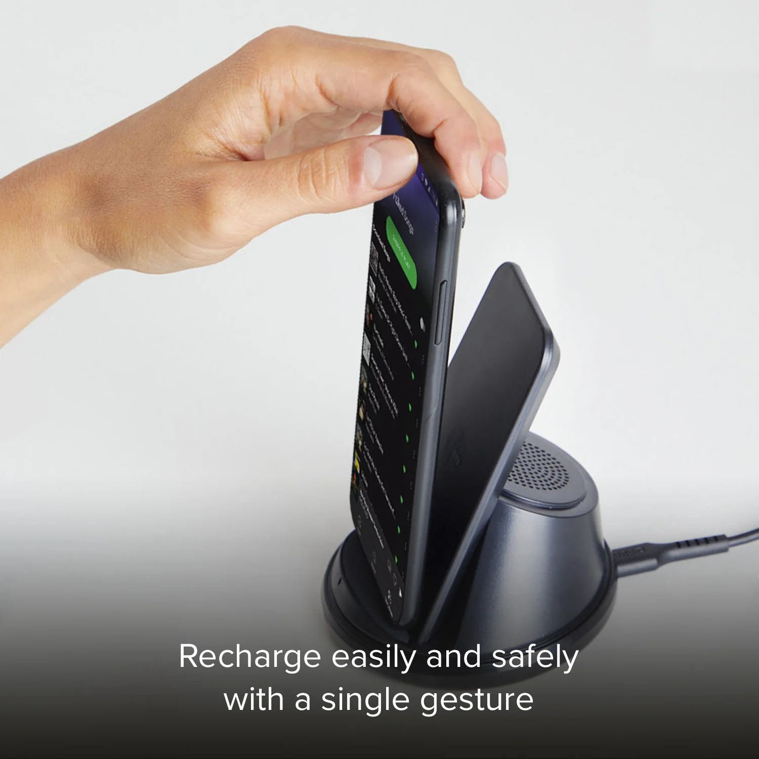 Caricatore Qi Wireless con microfono e speaker integrati - Image 7