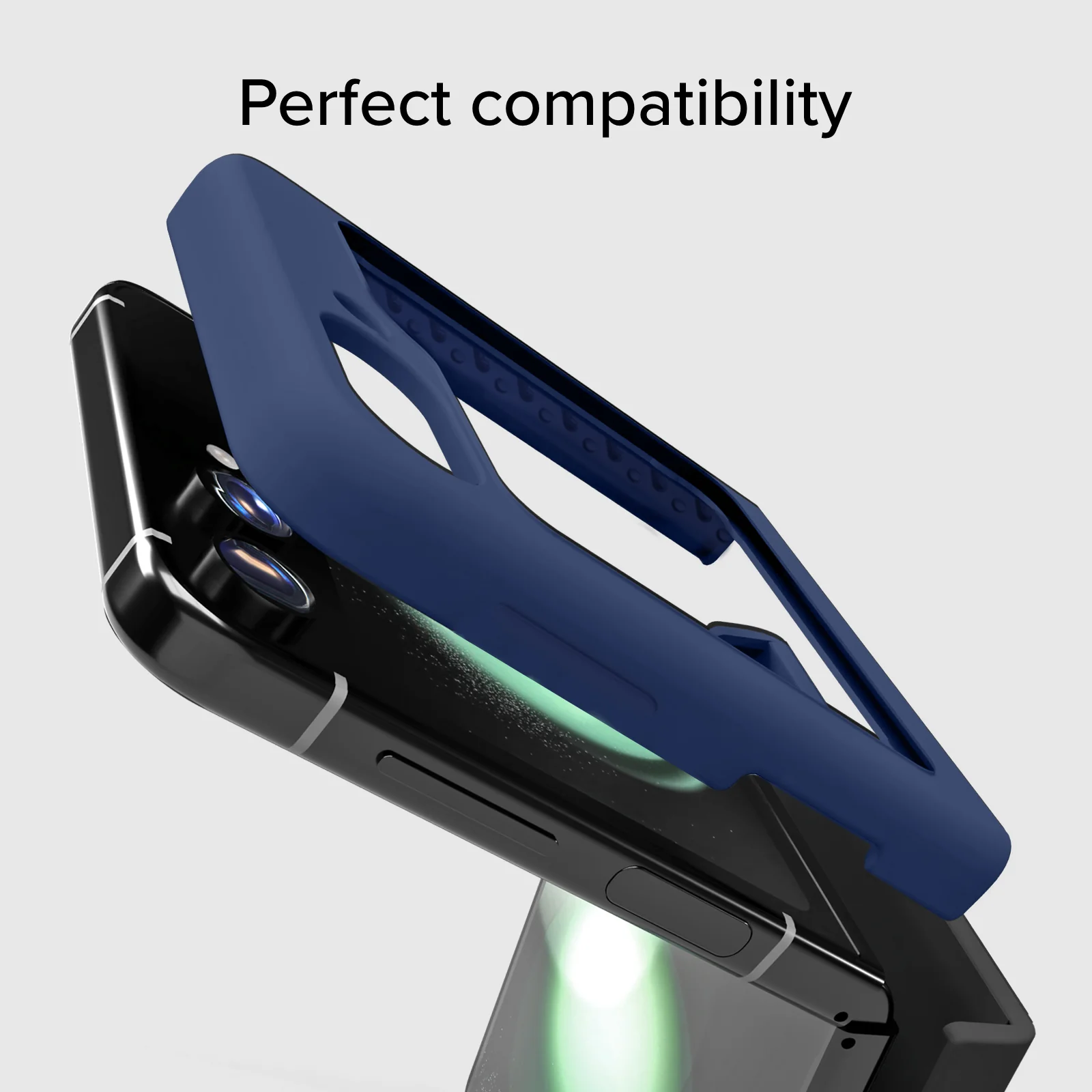 Cover in silicone con interni in microfibra per Samsung Z Flip 5 - Image 4