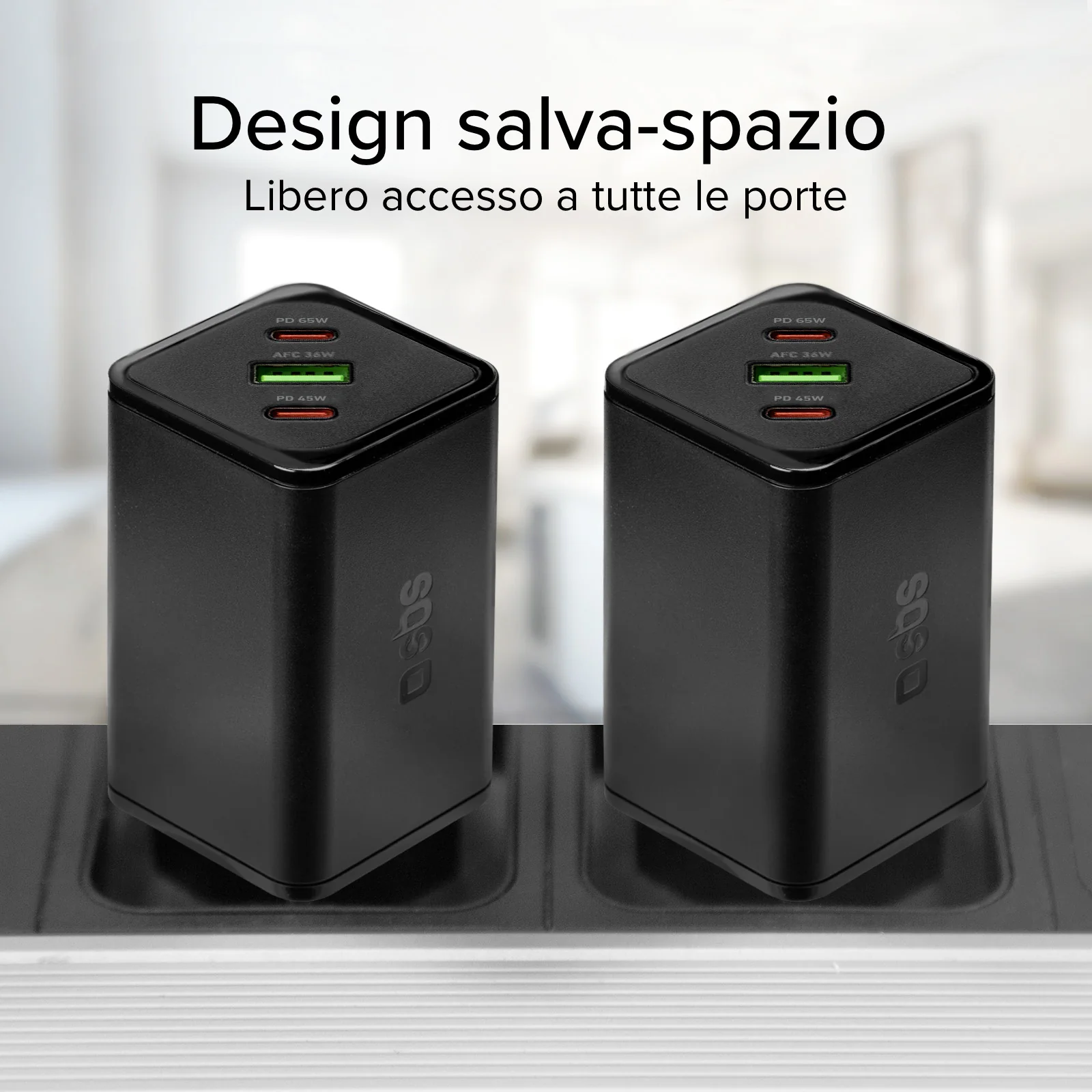 Caricatore caricabatterie GaN da 65 Watt con Power Delivery (PD) - Image 7