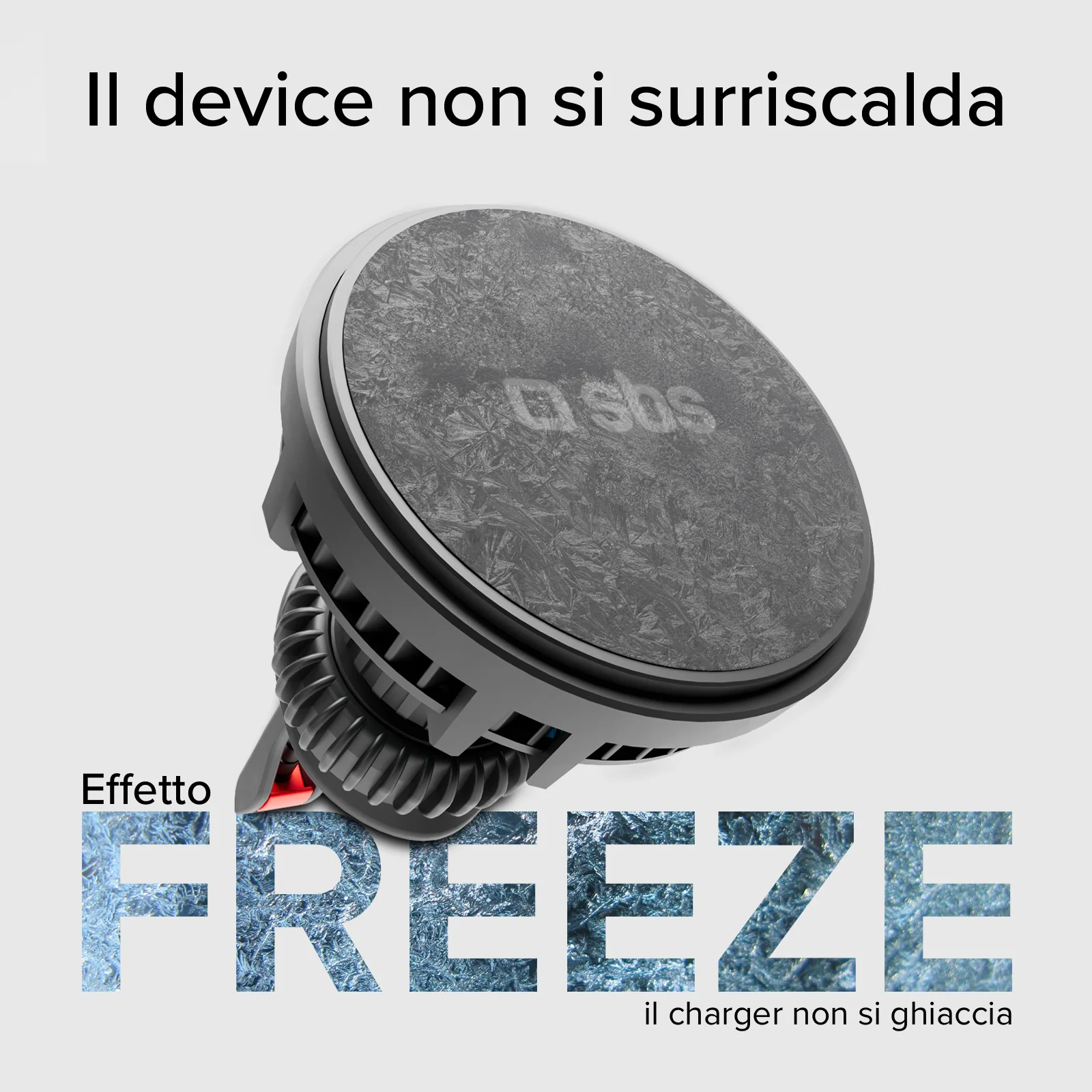 Portacellulare con ventola di raffreddamento e ricarica wireless 15W - Image 10