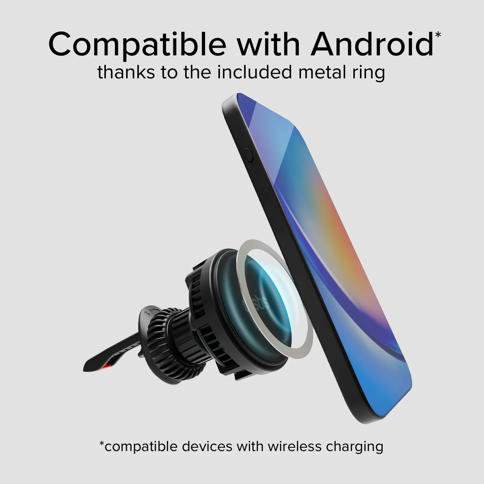 Portacellulare con ventola di raffreddamento e ricarica wireless 15W - Image 7