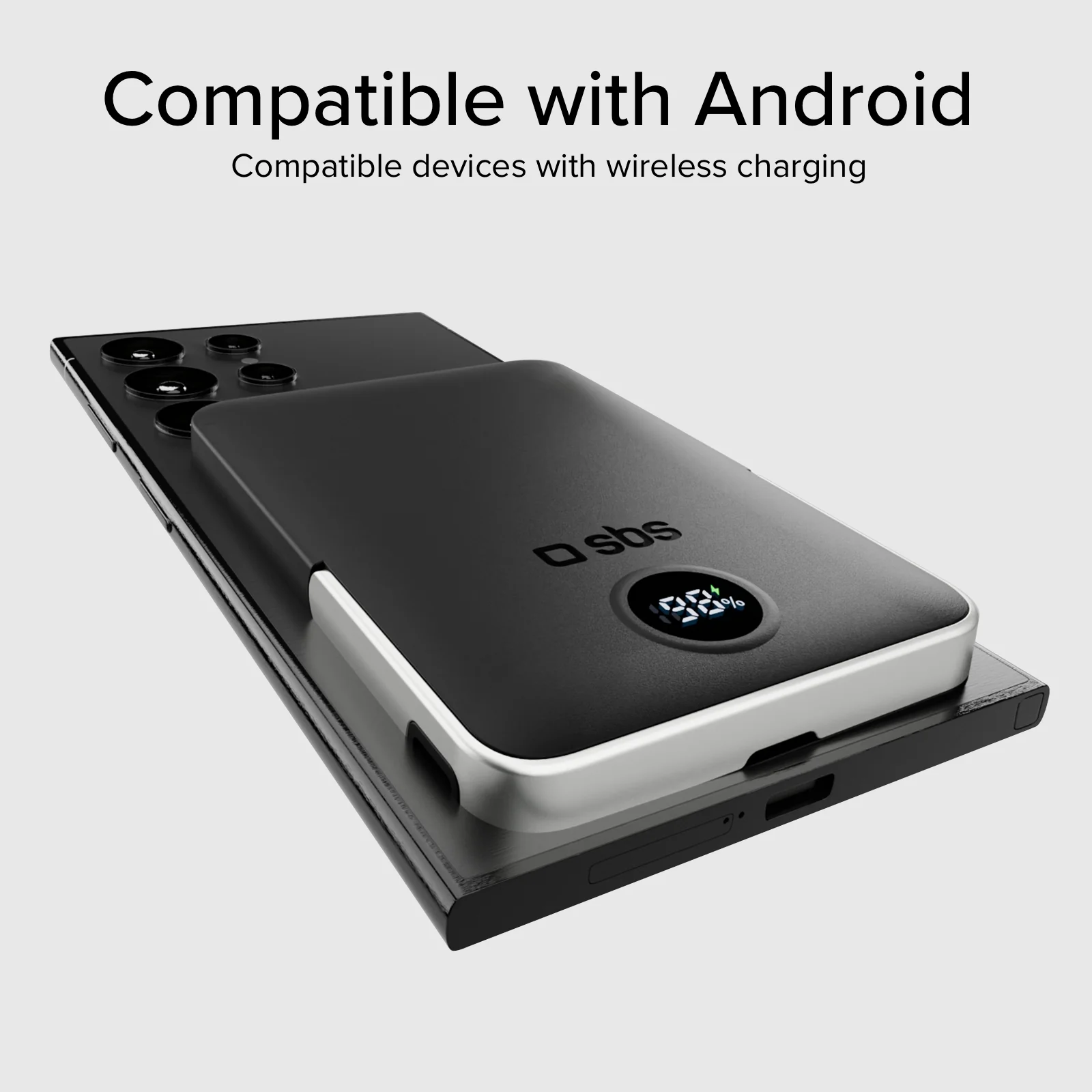 Power bank battery pack 5.000 mAh wireless con supporto stand integrato e LCD - Image 8