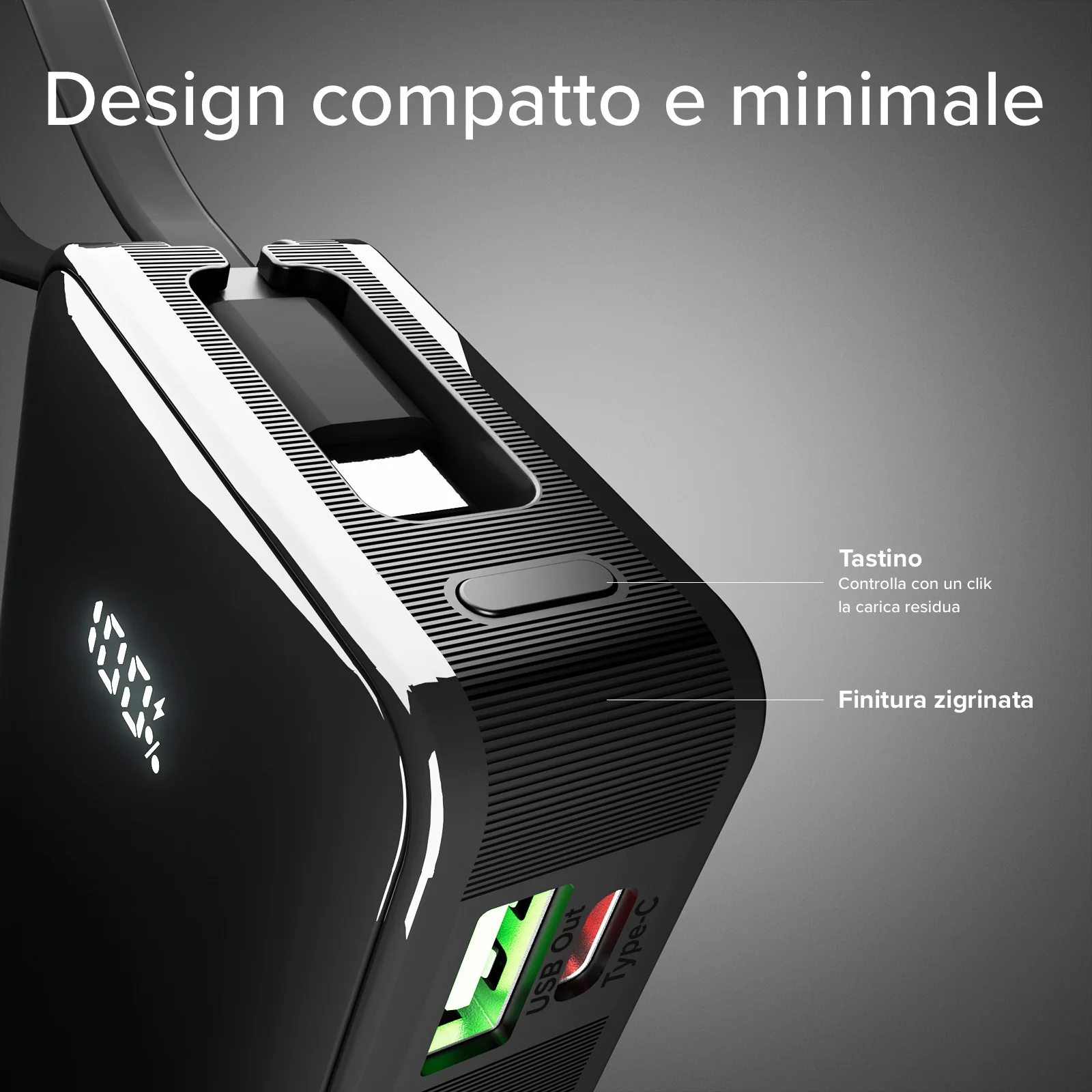 Power bank 10.000 mAh con cavo USB-C integrato - Image 13