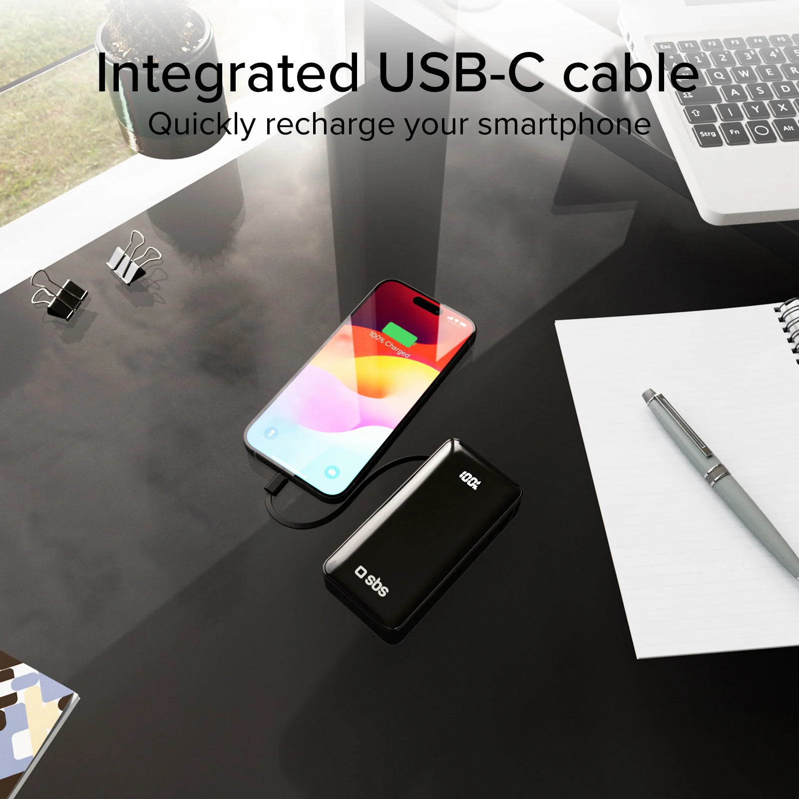 Power bank 10.000 mAh con cavo USB-C integrato - Image 16