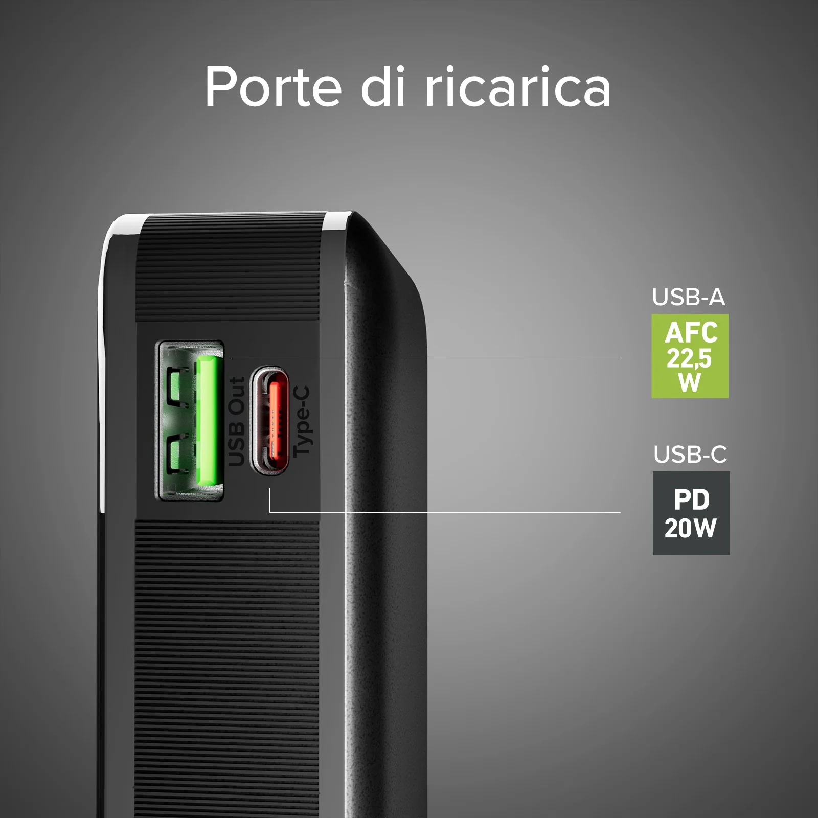 Power bank 10.000 mAh con cavo USB-C integrato - Image 8