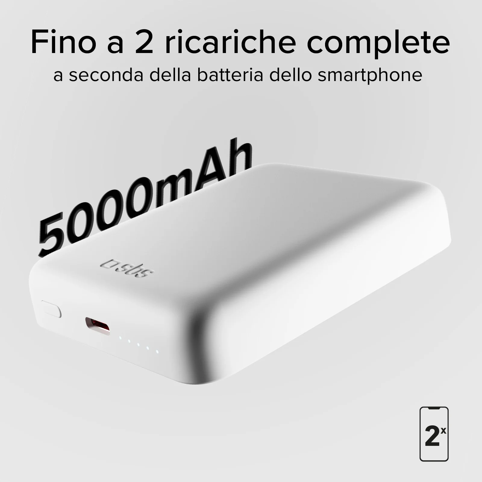 Power bank 5000 mAh wireless ultra compatto - Image 15