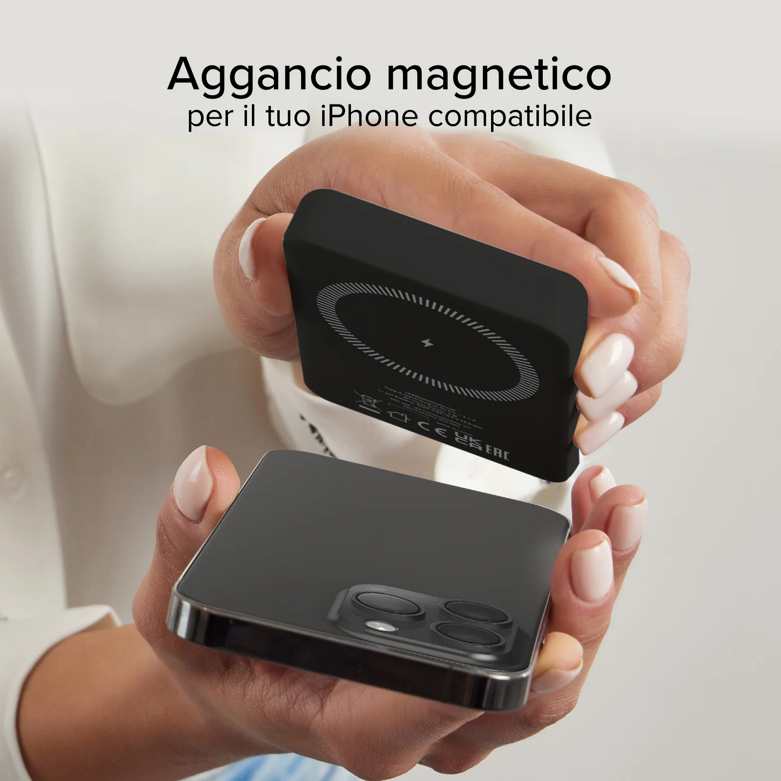 Power bank mag 5.000 mAh Wireless compatibile con iPhone con ricarica MagSafe - Image 11