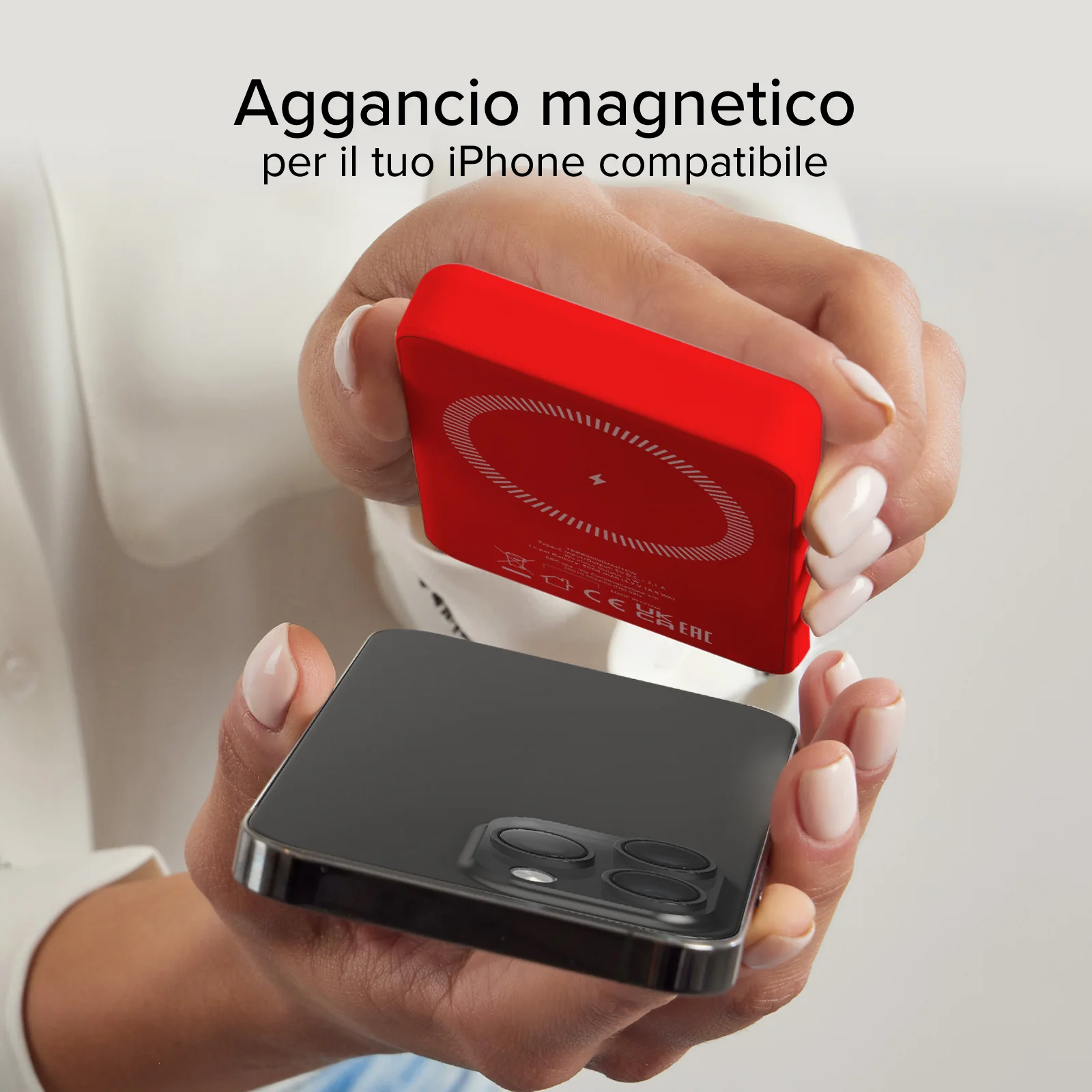 Power bank mag 5.000 mAh Wireless compatibile con iPhone con ricarica MagSafe - Image 30