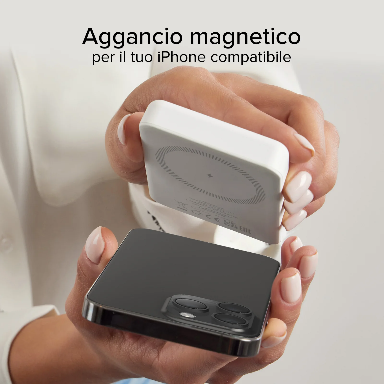 Power bank mag 5.000 mAh Wireless compatibile con iPhone con ricarica MagSafe - Image 47