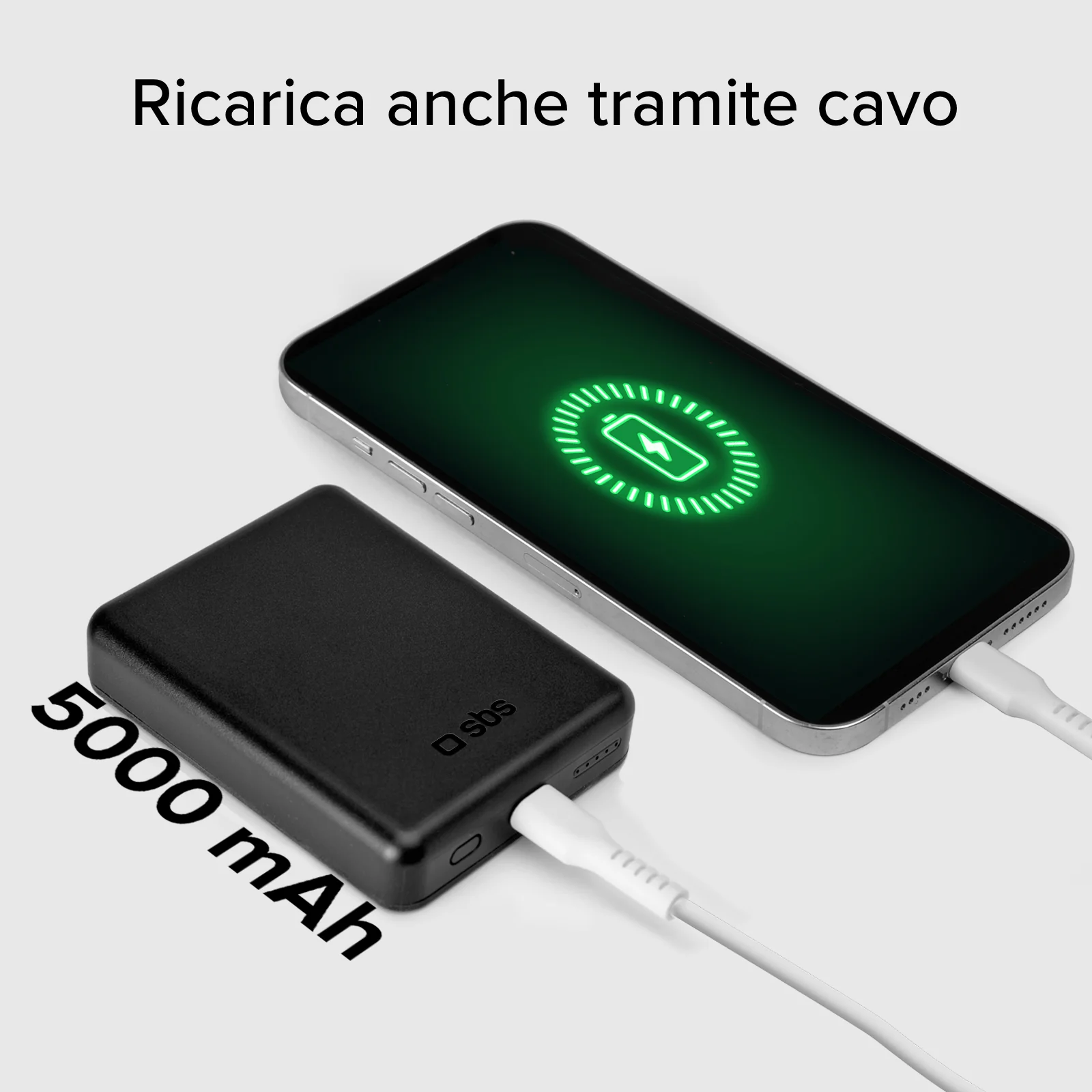 Power bank mag 5.000 mAh Wireless compatibile con iPhone con ricarica MagSafe - Image 9