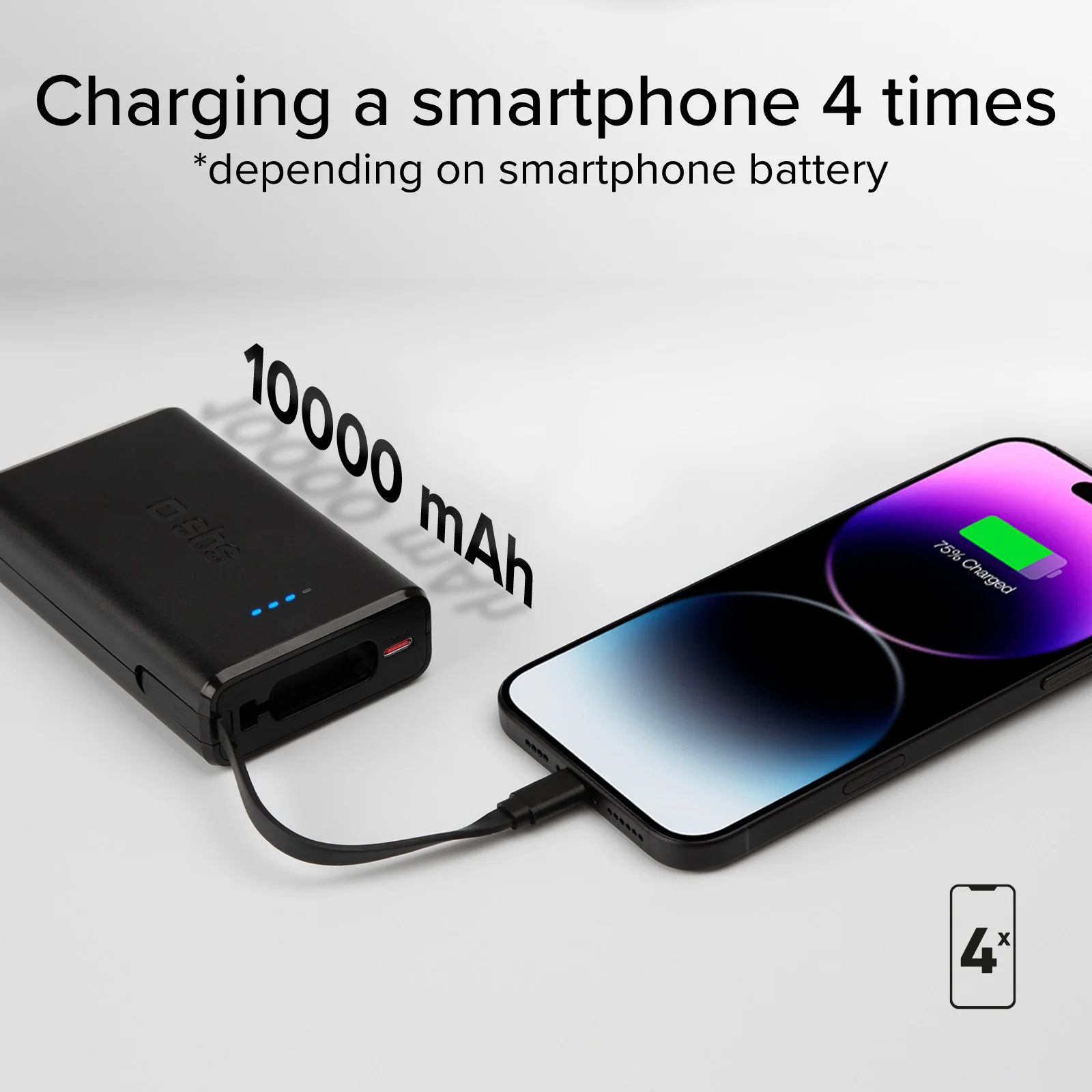 Powerbank Power Delivery 20W da 10000 mAh con cavo USB-C integrato - Image 10