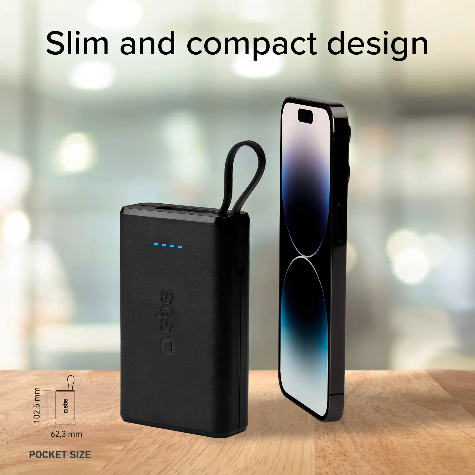Powerbank Power Delivery 20W da 10000 mAh con cavo USB-C integrato - Image 17