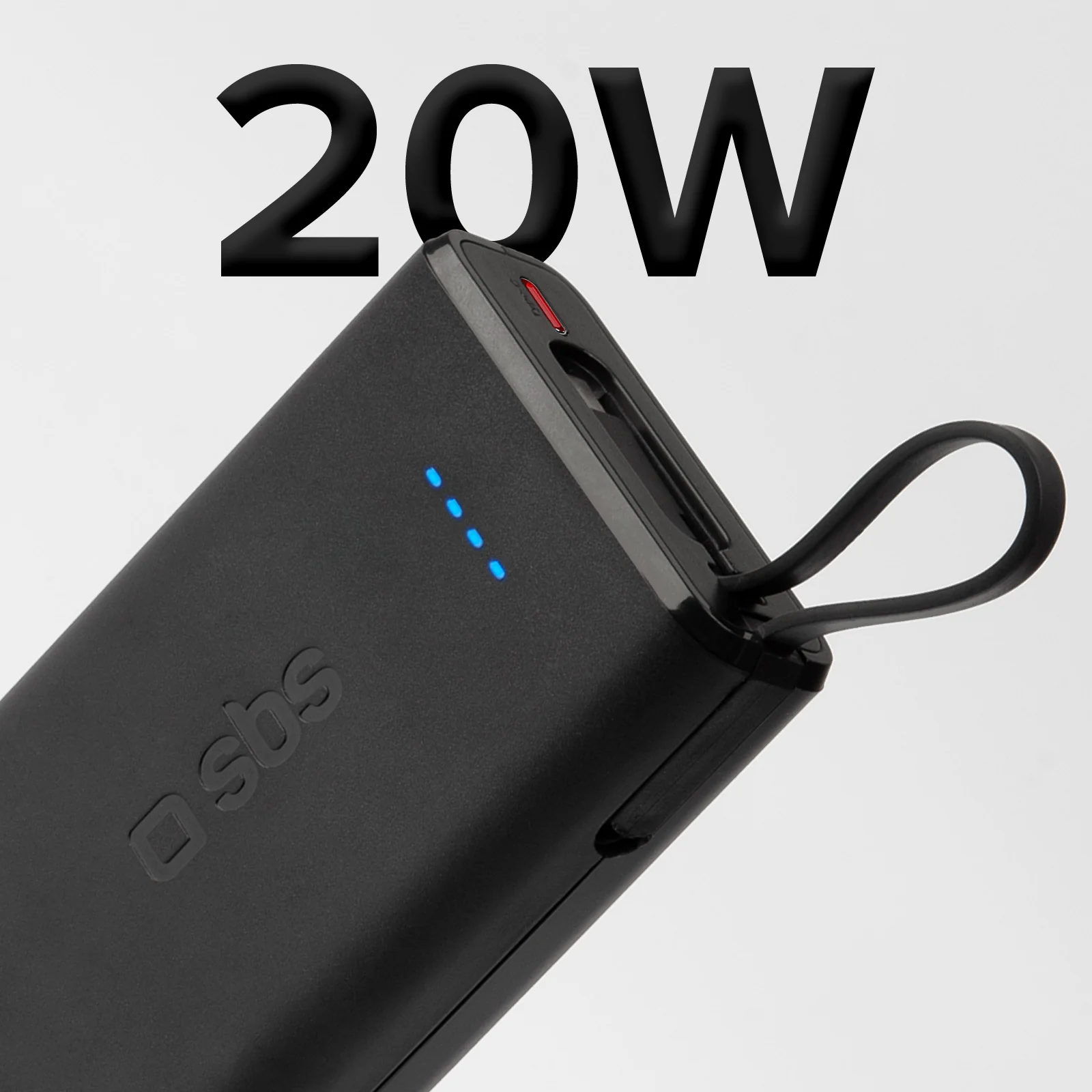 Powerbank Power Delivery 20W da 10000 mAh con cavo USB-C integrato - Image 3