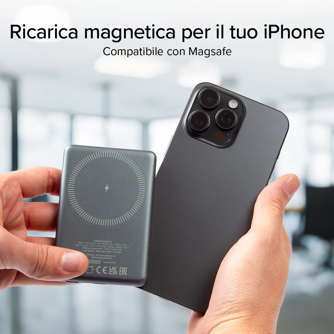 Power bank 5000 mAh compatibile con MagSafe - Image 11