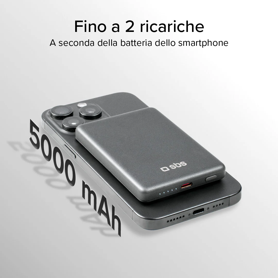 Power bank 5000 mAh compatibile con MagSafe - Image 17