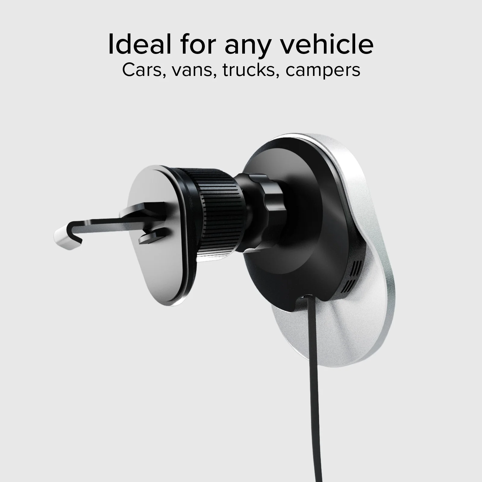 Supporto auto con cavo retrattile e ricarica wireless compatibile con MagSafe - Image 12