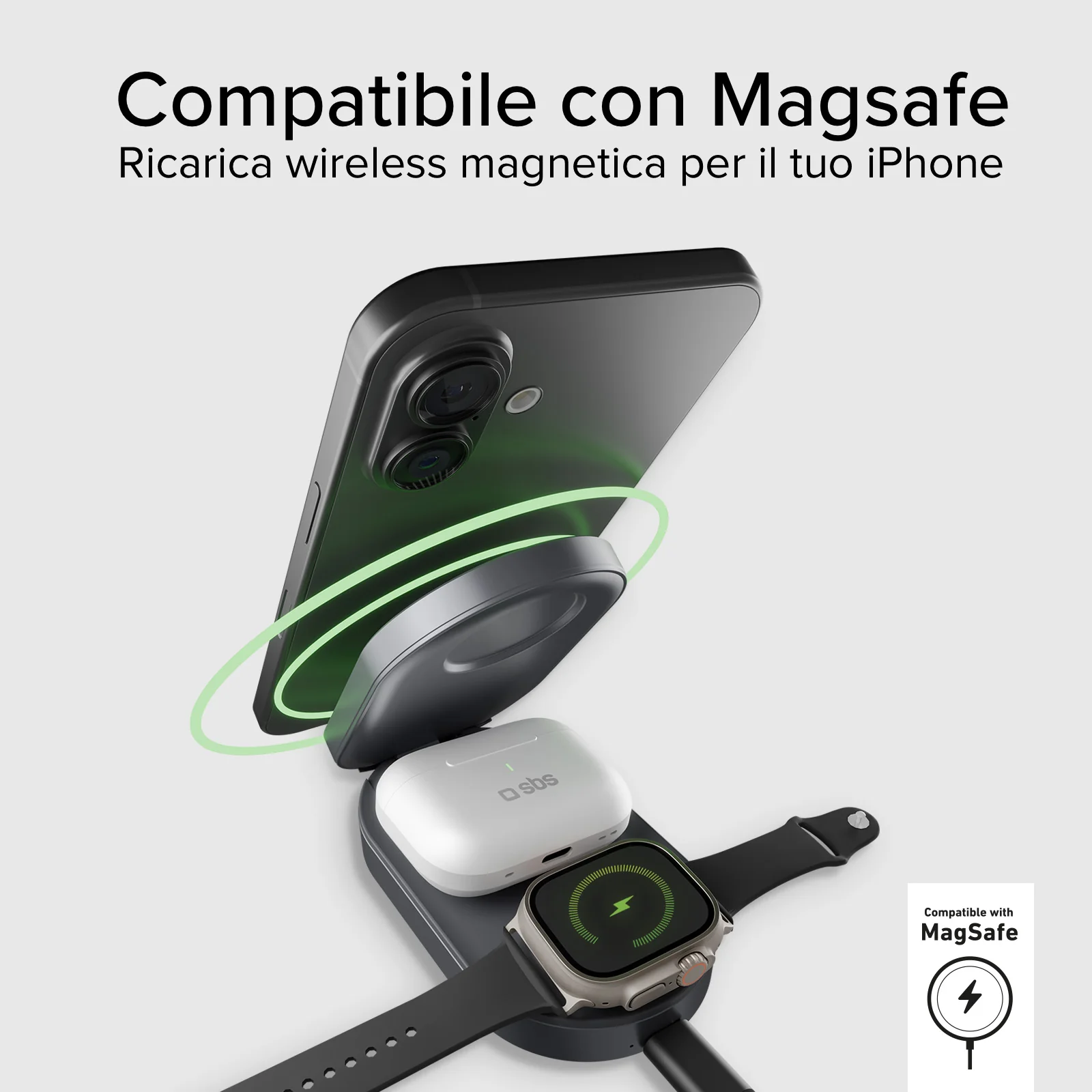Caricatore Wireless Power Dock 3 in 1 - Image 11